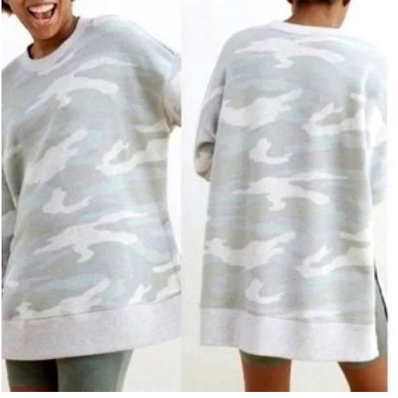 #49. Aerie oversized desert camo sweatshirt - Picture 2 of 16